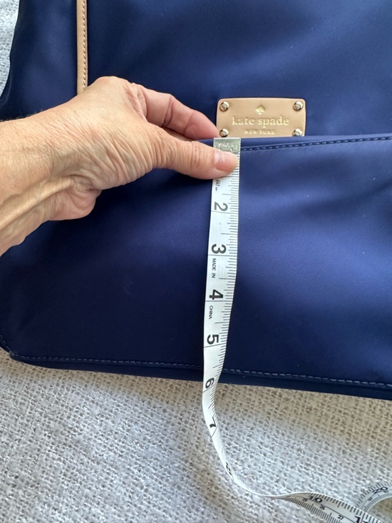 kate spade navy backpack Nylon leather accents main image 7